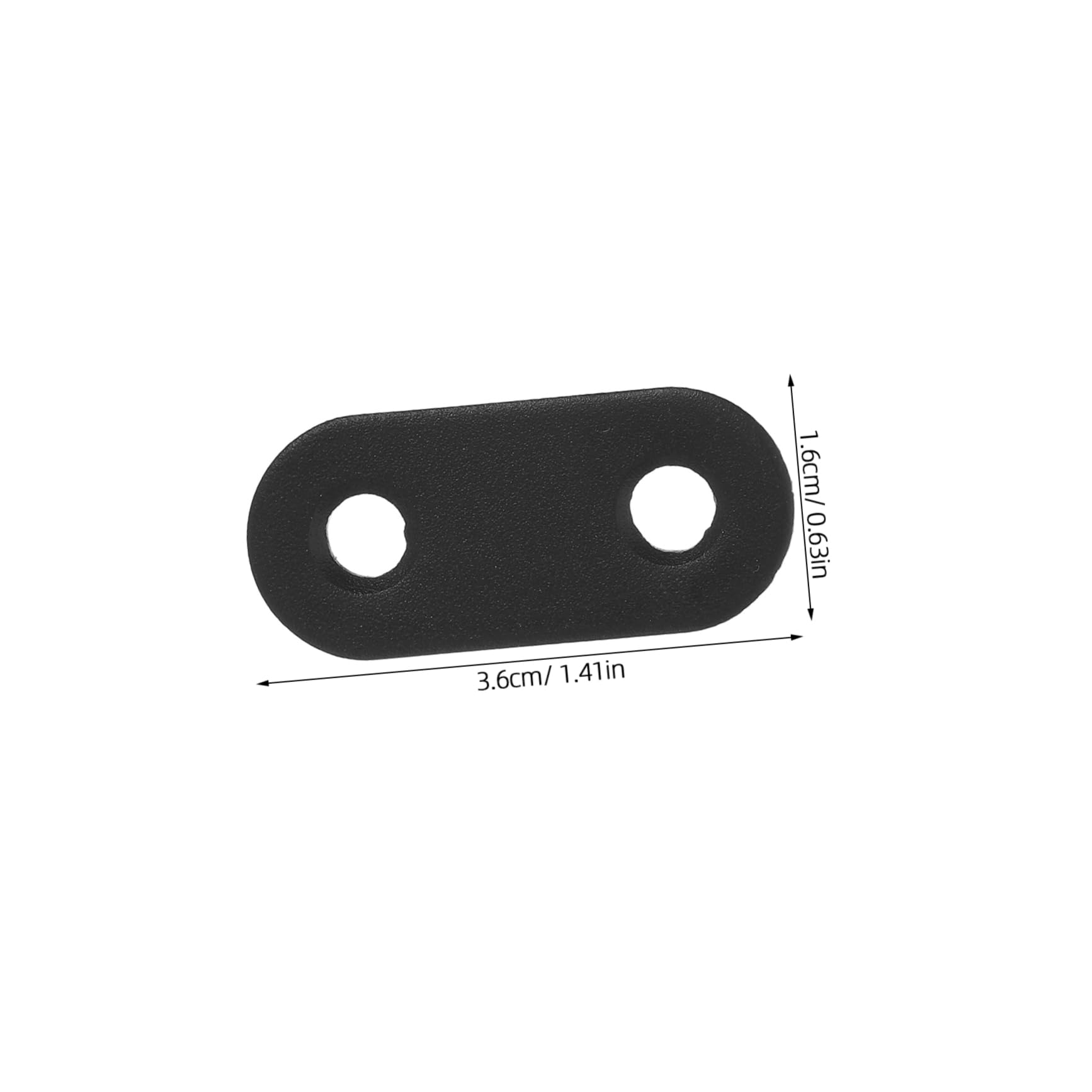 Veemoon Metal Plate Holes for Wood 16 Pack Straight Brace Brackets Adjustable Metal Plate Holes Flat Brackets