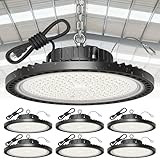 GGTH 6 Pack UFO LED High Bay Light 200W 30000LM -...