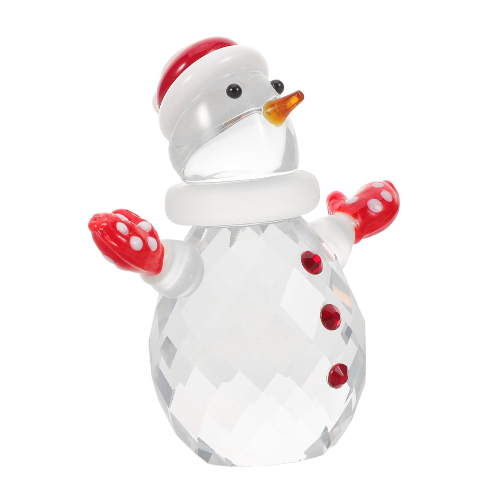 Bonhomme de cristal figurine cadeau de table Noël VALICLUD
