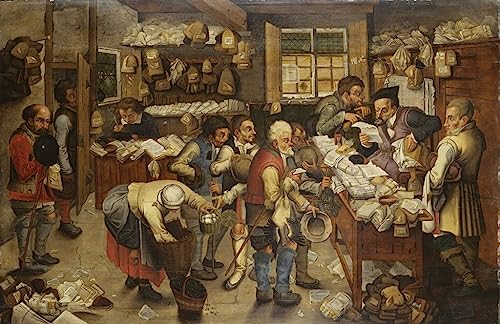 Tableau Pieter Brueghel le Jeune pour salon, impression sur toile 60x90cm