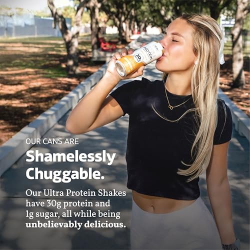 Image of Slate Milk Ultra High Protein Milk Shake (Sweet & Salty Pack) Chocolate, Vanilla & Salted Caramel - 30g Protein, 1g Sugar, 130 Calories, 1-2g Net Carbs, No Added Sugar, Lactose Free, 11 fl oz, 12 Cans
