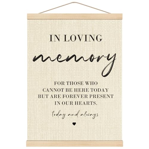 Boat Wades Poster Hanger Frame, In Loving Memory Wedding Sign, 12x16 Inch