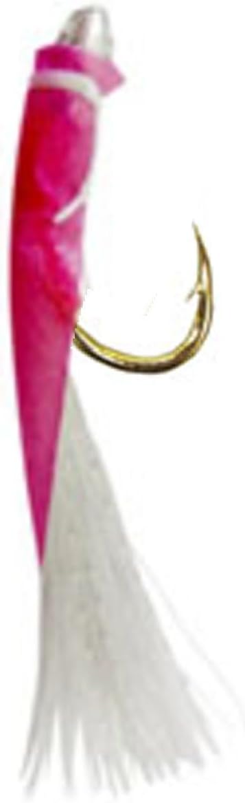 Hayashi Fishing Equipment Seisakusho New Aurora Leather Luminous Pink Flasher Round Metal Needle No. 11