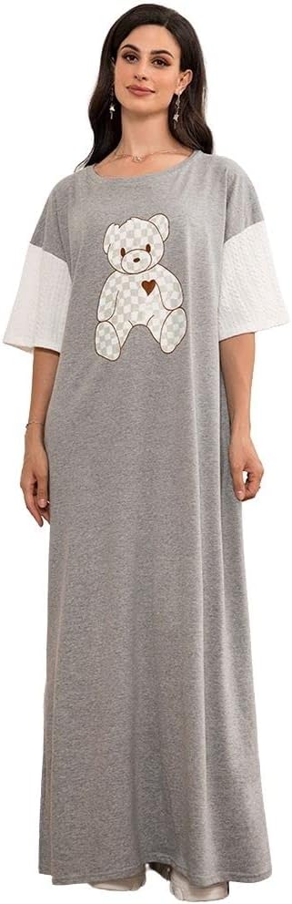 FridayIn Women's Fashion Elegant style Bohemian Floral Party Abaya Long Dresses