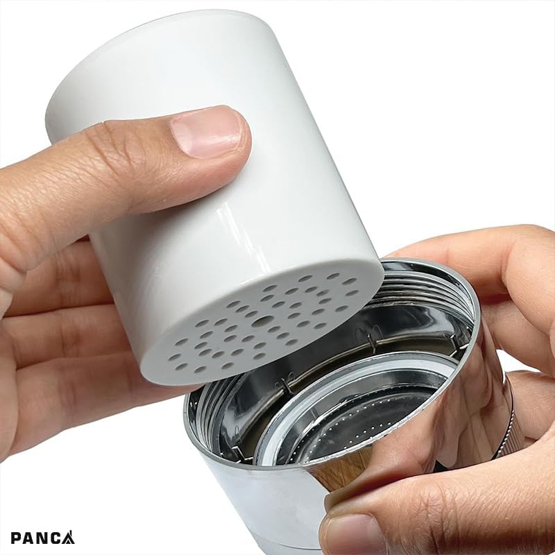 Image of PANCA Replacement Cartridge for Shower and Tap Filter for Hard Water | Borewell & Tanker Water Filter Cartridge | Hard Water Softener for Bathroom Faucet, Shower Head & Tap Purifier