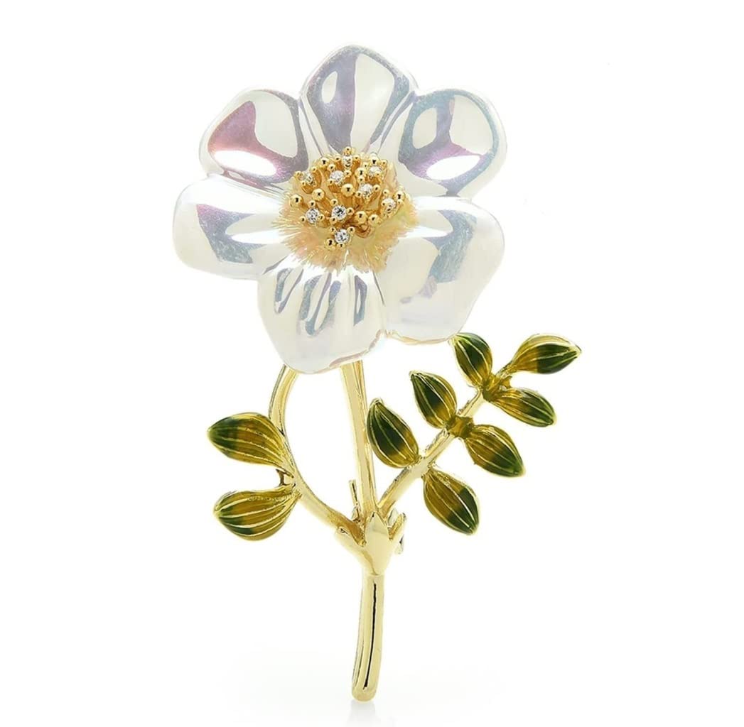 Brosche Broschen Broschennadeln Damen Brosche Pin Damenmode Accessoires Blumenbrosche Damen Blumen Party Brosche Strickjacke Jacke Mantel Brosche Broschennadel Anstecknadeln