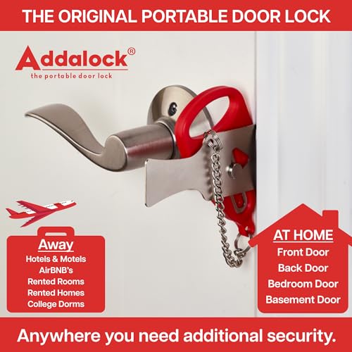 image for Addalock The Original Portable Door Lock for Travel & Home Security, D