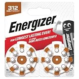 Energizer Bateria do aparatów słuchowych, rozmiar 312, 16 szt