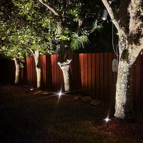 Venus Manufacturing 4 Pack Low Voltage Landscape Flood Light 5Watt Led Outdoor Landscape Lighting Kits 400 Lumen Black Waterproof Spotlights 12V 2700K Warm White Metal Tree Lights For Garden & Yard #TOP6