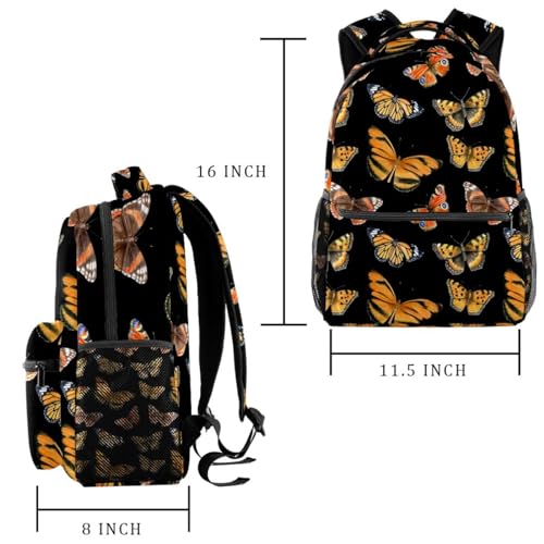 Sac de voyage décontracté imprimé papillon pour sorties et weekend - 2