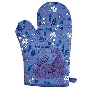 Crazy Dog T-Shirts Leave Me Alone Oven Mitt Funny Family Baking Cookies Cake Graphic Novelty Kitchen Glove (Oven Mitts)