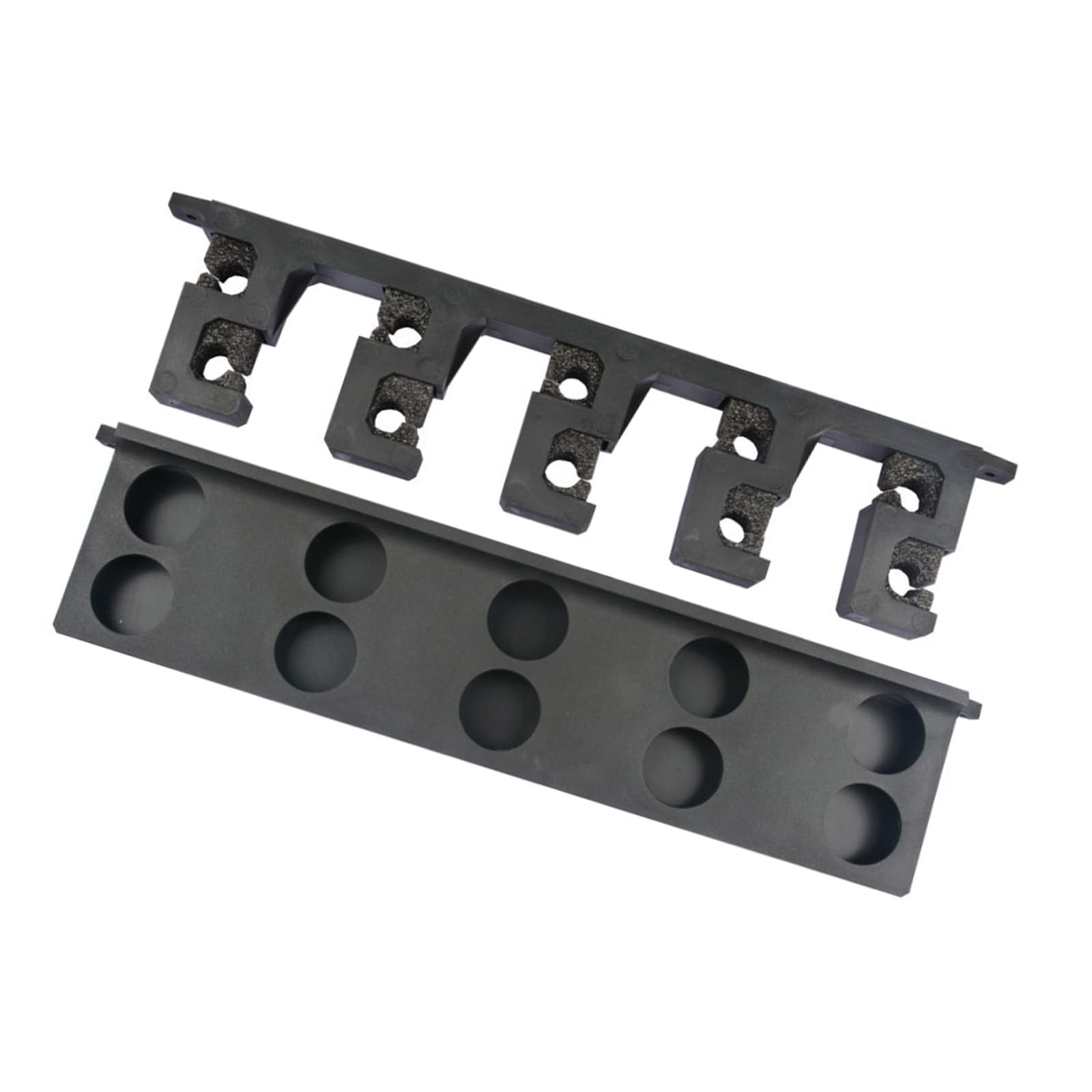 NPYQ 10 Rod Capacity Fishing Organizers Wall Mounted Rods Rack Poles Stand for Garage Ceiling Enduring Holder
