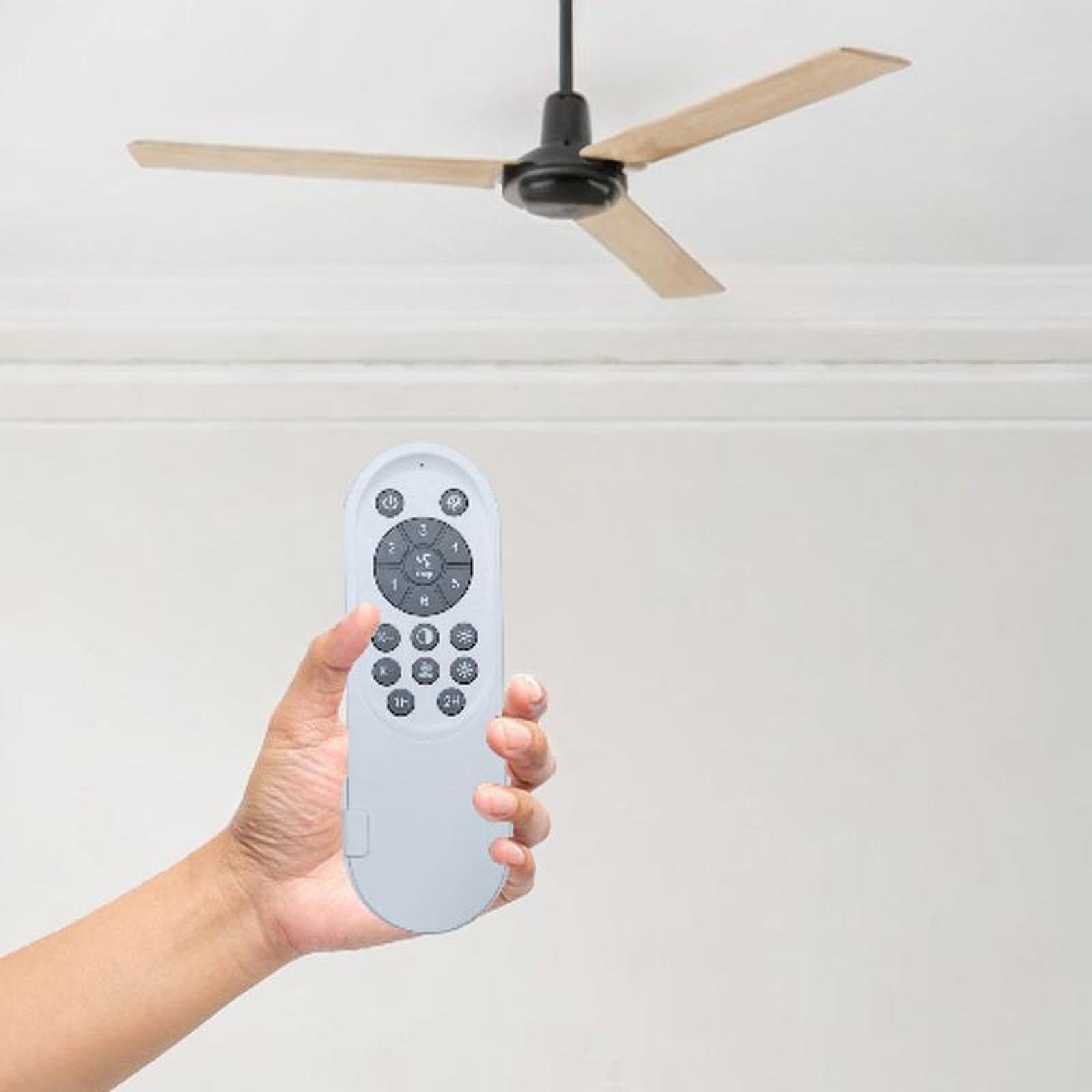 Télécommande de Remplacement pour Ventilateur de Plafond avec Fonction de Gradation, Récepteur de Contrôleur de Ventilateur Multifonction, Réglage Vitesse,Universelle pour Ventilateur Plafond