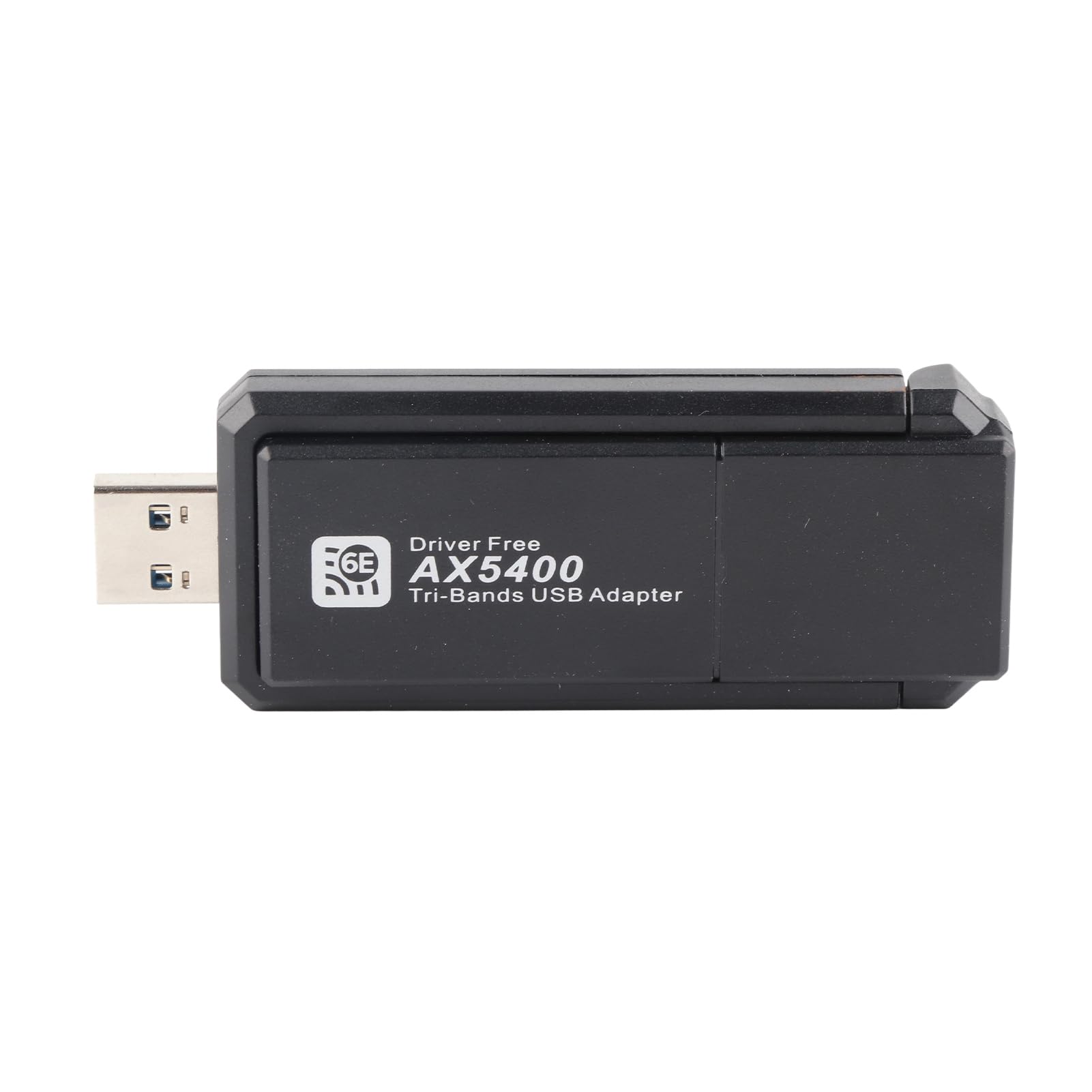 Eacam Adattatore di Rete WiFi 6E, Scheda di Rete USB 5400Mbps con Tripla Banda 2.4G 5G 6G per 10 11, Adattatore di Rete Wireless
