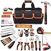 REXBETI 219-Piece Premium Tool Kit with 16 inch Tool Bag, Steel Home Repairing Tool Set, Large Mouth Opening Tool Bag…