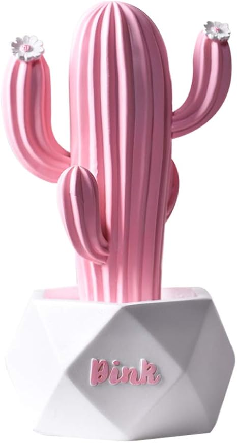 Amazon Ledmomo サボテン カクタス 置物 オブジェ インテリア インテリア雑貨 鉢植え フェイクプランツ 多肉植物 多肉 インスタ映え 樹脂製 かわいい おしゃれ デコレーション プレゼント ギフト 贈り物 新築祝い ピンク 置物 オブジェ オンライン通販