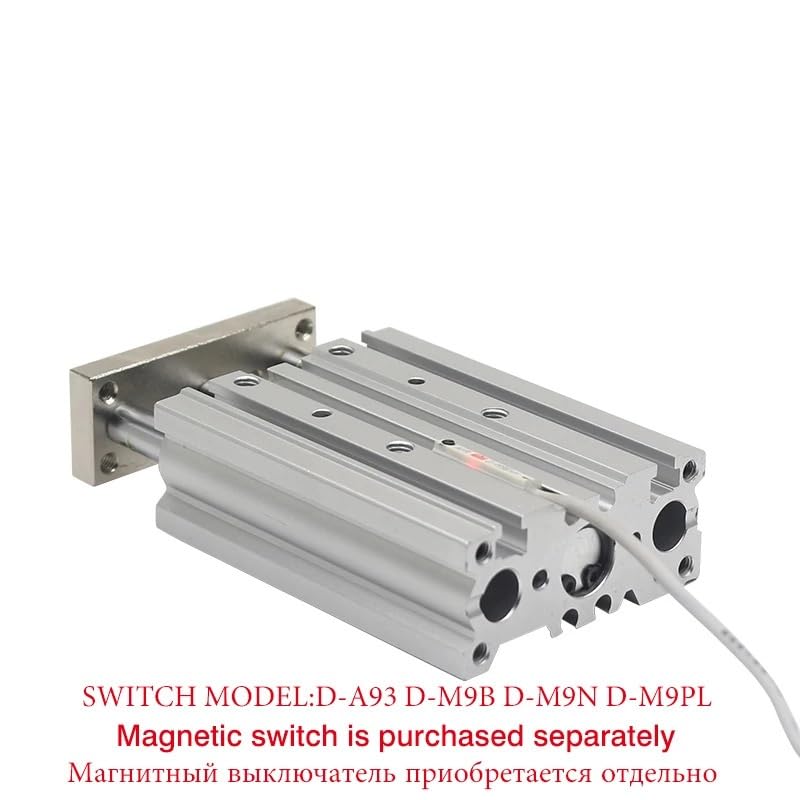 Cylindre de guidage compact pneumatique MGPM20 pour espace restreint - 3
