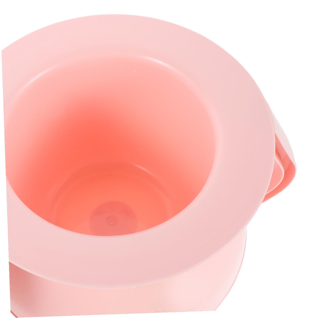 Portable Potty Trainer with Lid and Handle, Plastic Bedside Urinal Pot for Indoor Nighttime Use, Pink Chamber Pot for Boys