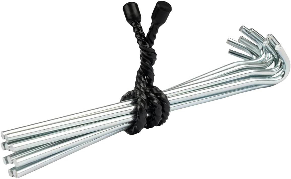 Original Reusable Silicone Twist Ties for Cable Organizer, 12in, Black, Cable Straps for Cords, Cord Ties for Electrical Cords, Power Cord Organizer, Hook and Loop Straps, Computer Cable Ties
