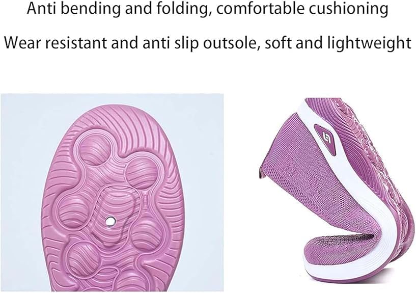 Inspire Uplift Shoes for Women, Zapatos Ortopédicos para Mujer, Woven Orthopedic Breathable Walking Sneaker Non-Slip Arch Support Slip on Shoes4