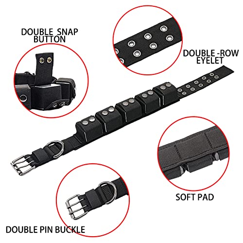 Walktime Tactical Dog Collar With Weights for Training and Exercise - Free Weights for Small Medium, Large Dogs - Image 2
