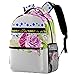 Lässiger Tagesrucksack, Cartoon-Rucksack mit Libellen-Motiv für Damen, Büchertasche, hohe Kapazität, Reise-Schultertaschen, Mehrfarbig-4,