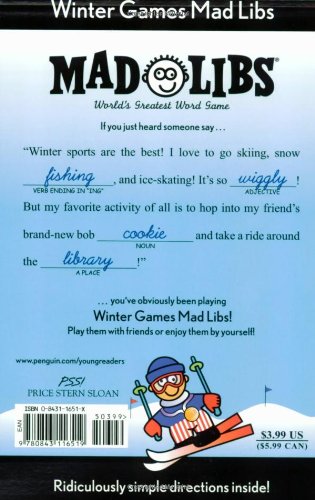 Winter Games Mad Libs