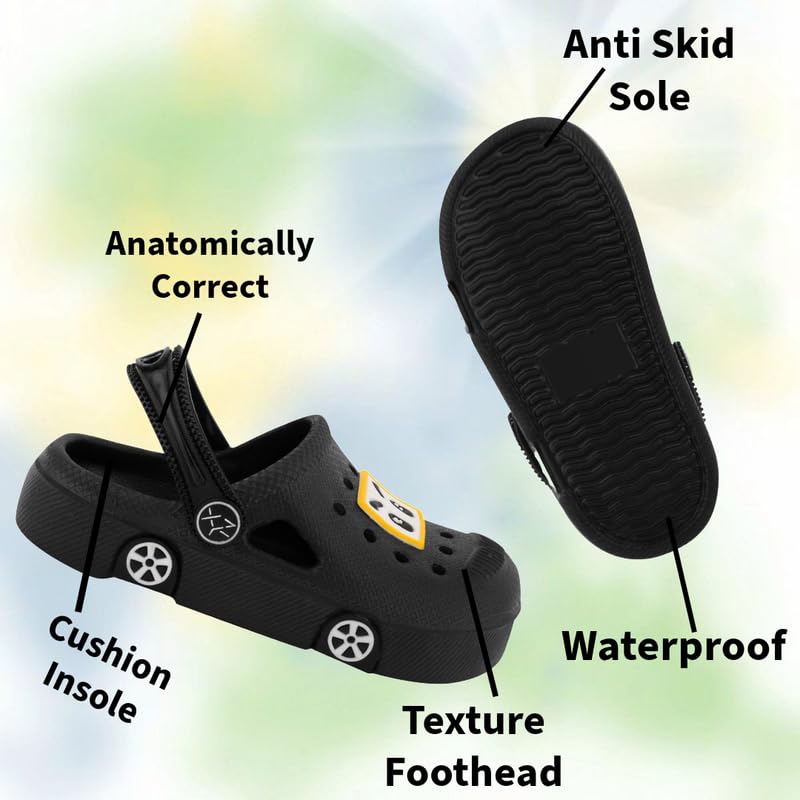 Image of ONFEET Eva Flipflops for Kids, Car Design Kids Flip Flops for Boys and Girls for Dailyuse