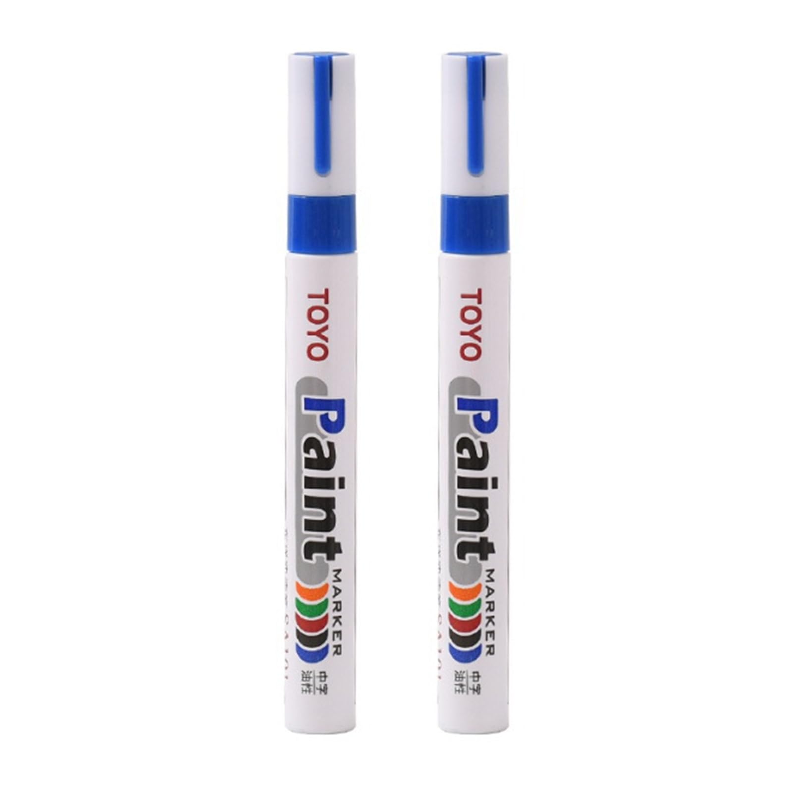 matumou 2Pcs Tire Mark Pens Waterproof Fade Resistant Precise Application Fill Pens Vehicle Accessories