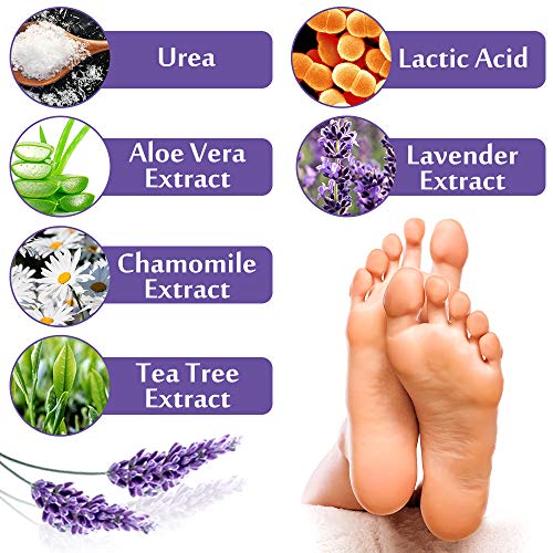 Exfoliating Foot Peel Mask - Lavender Moisturizing Foot Mask For Women & Men - Remove Calluses, Peeling Away Rough And Dead Skin, Make Feet Soft And Smooth In 1-2 Weeks (2 Pack) #TOP2