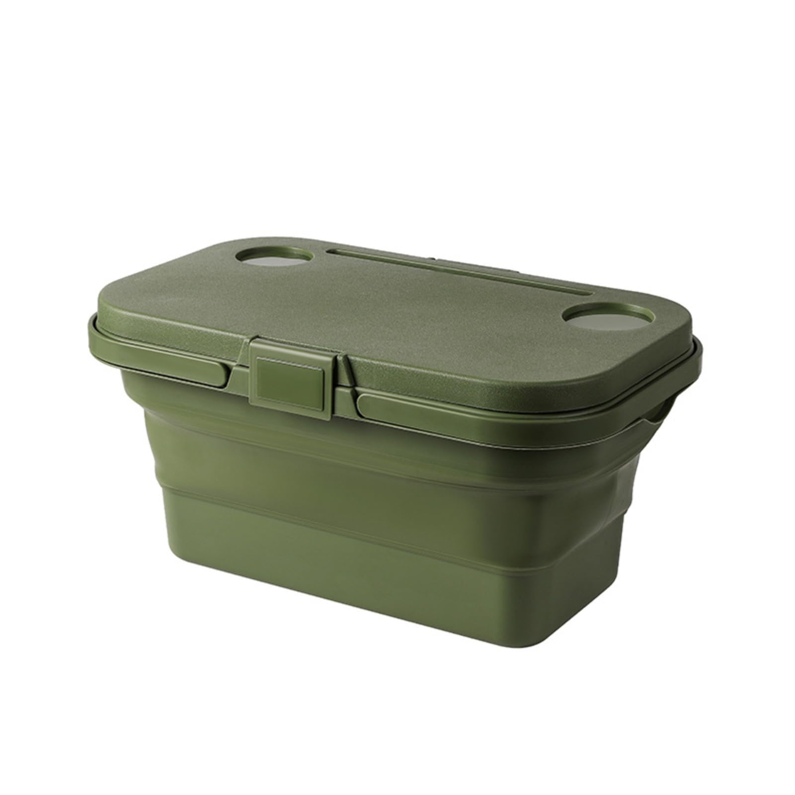 Cesta Plegable de Mano para Picnic, Almacenamiento de Elementos Esenciales para Exteriores, Utensilios de Cocina Portátiles- Ideal para Excursiones de Primavera y Otoño