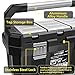 Anyyion 13 inch Small Tool Box with Removable Tray, Truly Strong and Durable For Hobby or Craft Storage Toolbox, (Internal Size:12.9