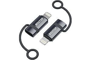 MFi Certified iPhone Lightning to USB-C Adapter 36W For Power Delivery Fast...