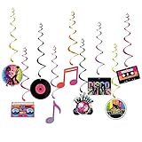 【Anlass】Dieses Set mit 80er-Jahre-Dekorationen eignet sich perfekt zum Aufhängen an der Decke, am Fenster, an der Tür oder bei Veranstaltungen im Freien, ideale Dekorationen für Karneval, Mottoparty, praktisch zum Dekorieren Ihrer 80er-Jahre-Dekorations-Mottoparty. Diese 80er-Jahre-Disco-Party-Dekorationssets sind eine gute Wahl für Disco-Ball-Partys, Retro-80er-Jahre-Partys, 1980er-Geburtstagsfeiern, Retro-Disco-Mania-Partys, Boogie-Partys im 80er-Jahre-Stil, Hippie-Partys und Tanzpartys.