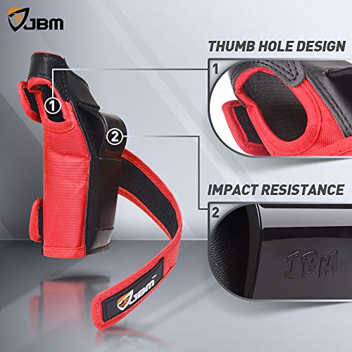 image for JBM international Adult / Child Knee Pads Elbow Pads Wrist Guards 3 In