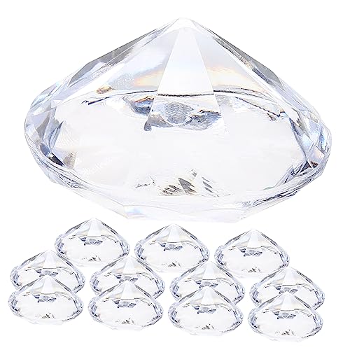 NUOBESTY 12pièces Porte-Noms Forme De Diamant pour Table De Mariage Élégant Et Décoratif Support De Carte Photo