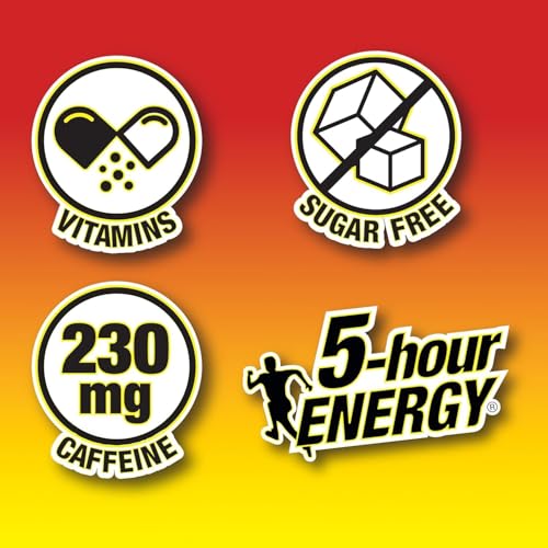 5-hour Energy Shots Outer Worlds 2 Purpleberry Punch Flavor, 1.93 Fl Oz, Pack of 6