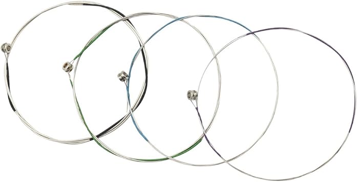 Imelod Violin strings Universal Full Set (G-D-A-E) violin Fiddle String Strings Steel Core Nickel-silver Wound with Nickel-plated Ball End for 4/4 3/4 1/2 1/4 Violins