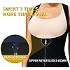 Women Waist Trainer Vest Slim Zipper Corset Neoprene Sauna Tank Top Body Shaper Cincher for Workout Training