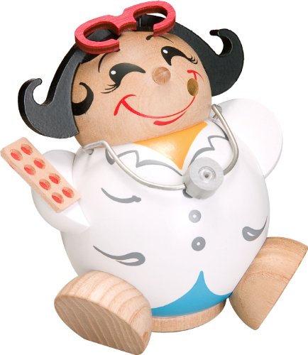 Seiffener Volkskunst | Kugelräucherfigur Räucherfrau...