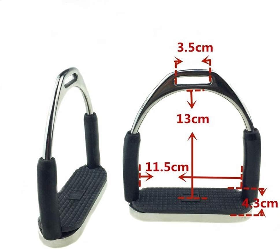 Premium Safety Stirrup Stainless Steel Flexible Stirrup Western Aluminum Alloy Horse Riding Pedal Saddle Equestrian Accessories