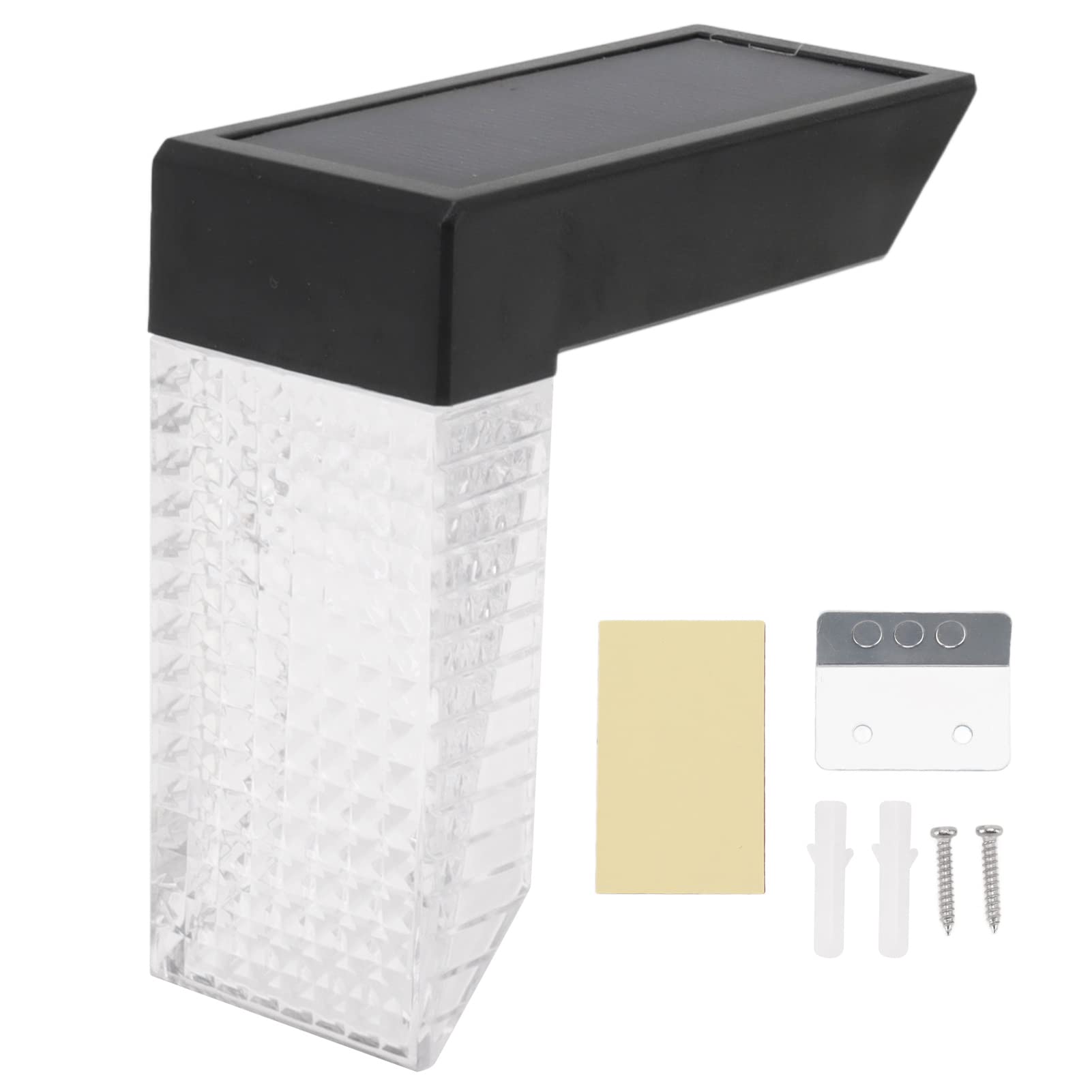 Enlybee LED Solar Step Light—Enhanced L - Shaped Design for Versatile Outdoor Lighting, Dual Color with RGB & Warm White, Durably IP65 Waterproof