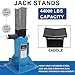 22 Ton (44,000 lbs) Jack Stands (1 Pair), Heavy Duty Pin Type Professional Car Jack Stand with Lock,Wide Base Safety Design for Supporting Trucks, Trailers and Equipment,Blue