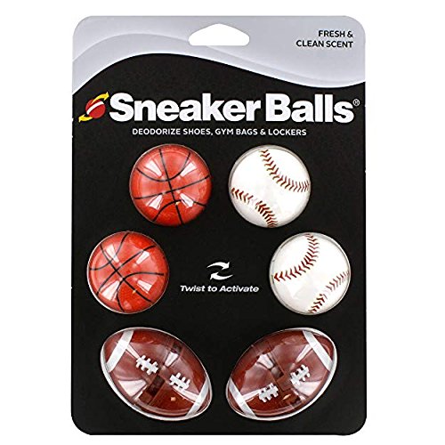 West7 Deodorant Balls for Shoe, Gym Bag and Locker Deodorizer, 3Pair