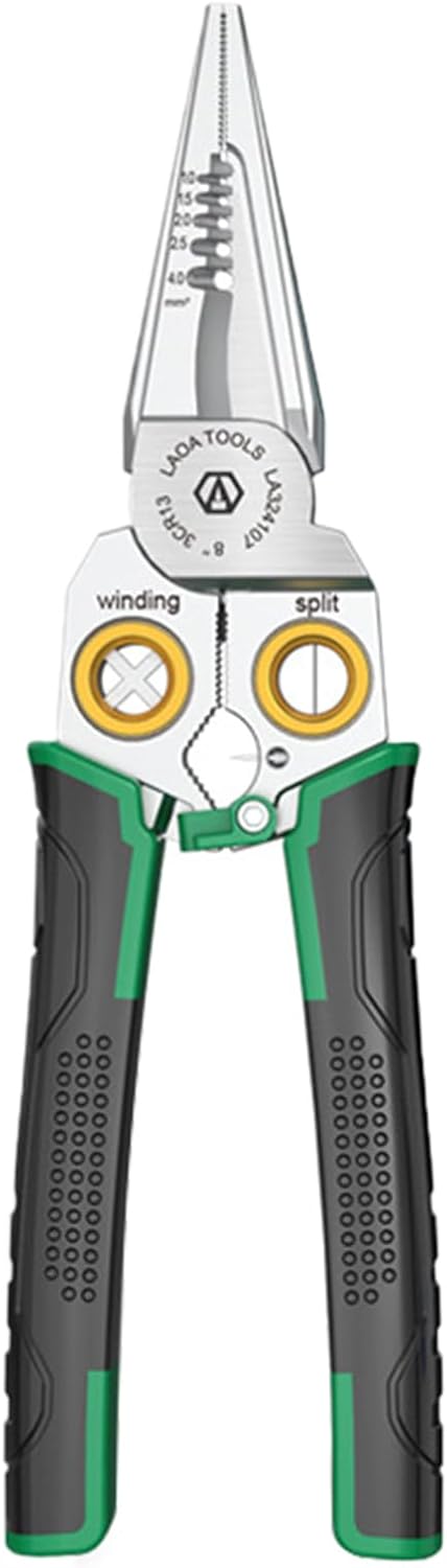 Stainless Steel Wire Strippers with Voltages Multifunctional Cable Scissors for Electricians and DIYer Enthusiasts Wire Cutting