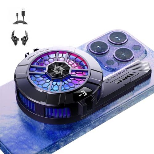 Image of Xcreo SL33 Powerful Cooling Semiconductor Phone Cooler Radiator Larger Cooling Area Portable Cooling Fan for Phone /Android