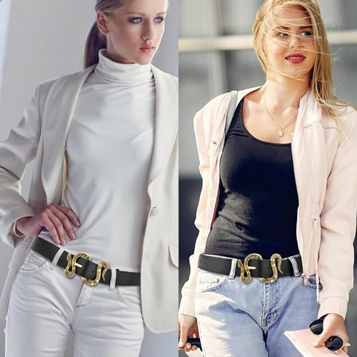 Snake Belt Womens Belts Women Cool Belt for Dresses Jeans Shorts Fashion Trendy Belts Outfits Accessories4
