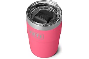 Rambler 8 oz Stackable Cup, Harbor Pink Yeti