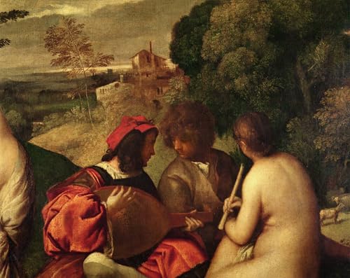 Impresión en lienzo de Tiziano 60x90cm con alta definición para salón y dormitorio