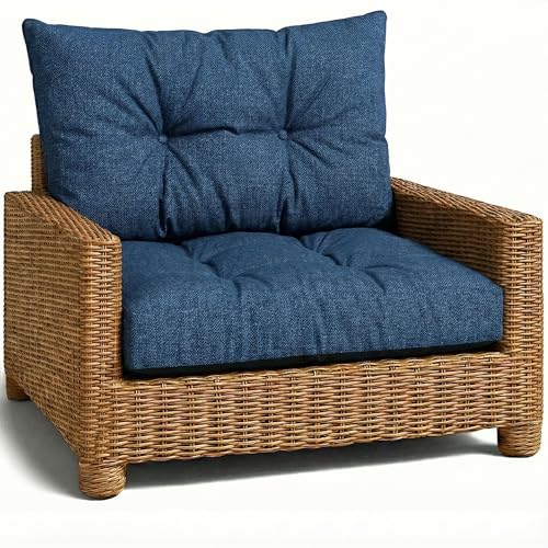 Amazinggirl Polster für Gartenmöbel Rückenkisse 40x50 cm - Lounge...